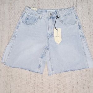 Ban.jara Split Hem Denim Shorts NWT